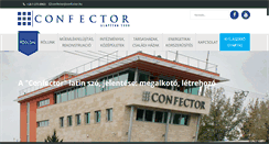 Desktop Screenshot of confector.hu